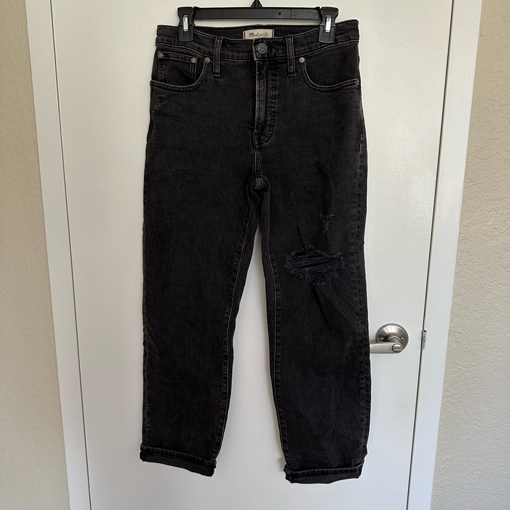 Madewell Black Relaxed Jeans Ankle-Length
